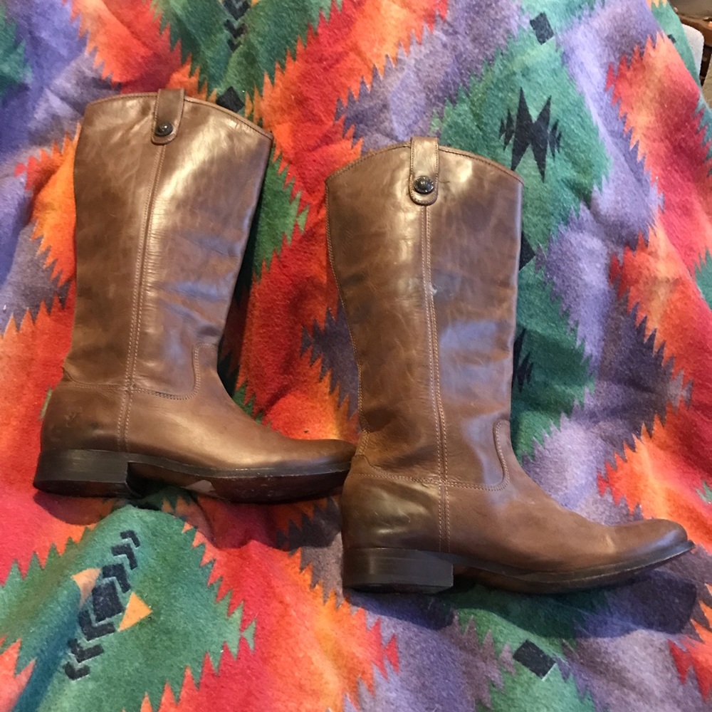 Frye Melissa Button Riding Boots